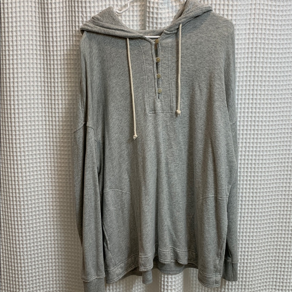 Aerie Beach Weekend Oversized Button-Up Hoodie - Picture 3 of 6